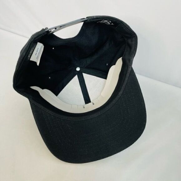 O'Neill Men's Hat Black White Adjustable Baseball Snapback Cap - Picture 7 of 7